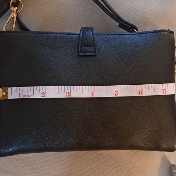 Womens Wristlet Crossbody Bag - A New Day™ Black - Picture 6 of 9